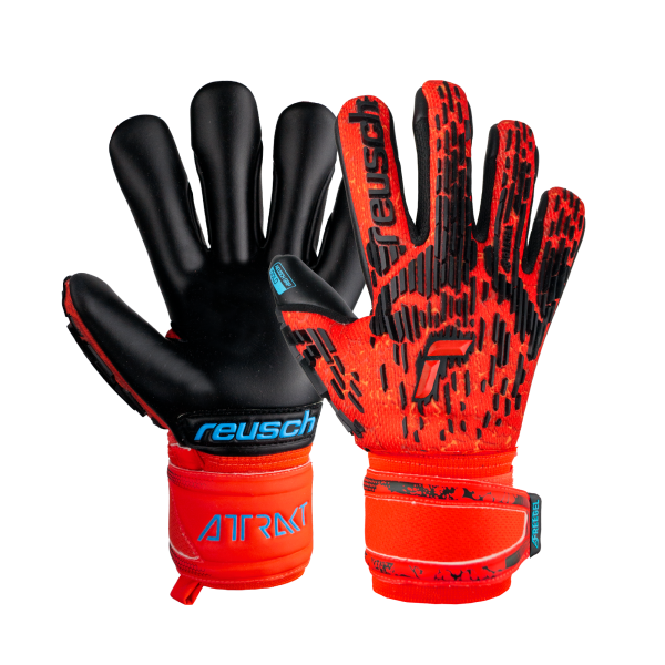 Reusch Attrakt Freegel Gold Junior 5372135 3333 black red 1